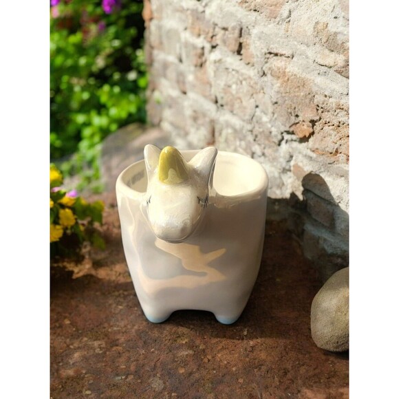 Unicorn Coffee Mug 'You Are Unique' Pastel Rainbow Handle 8oz Ceramic Cup Cute - Picture 2 of 8